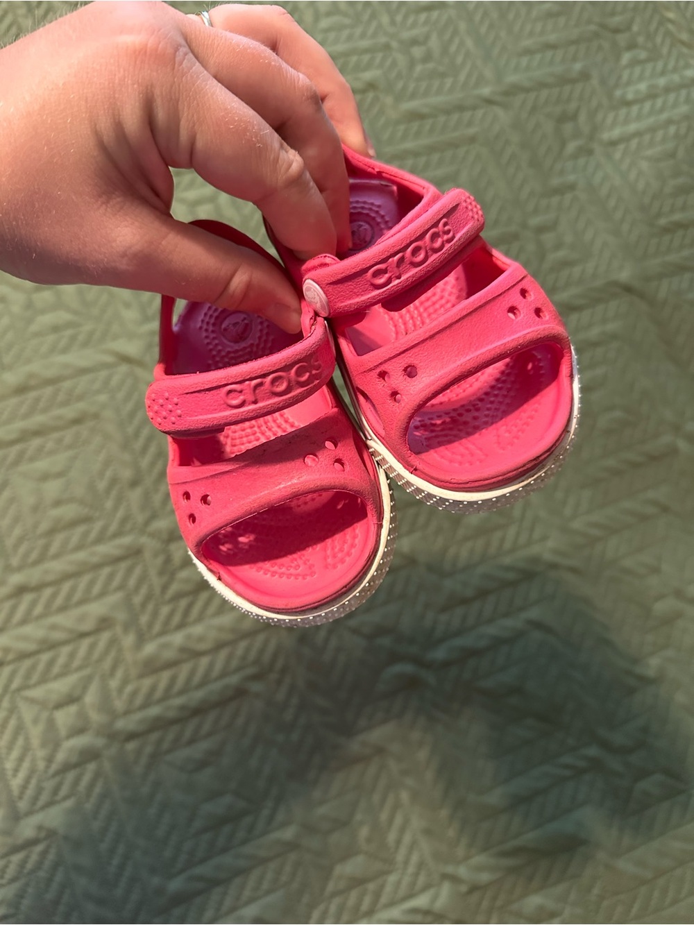 ⭐️5/$25⭐️ CROCS Kids Pink Open-Toe Sandals